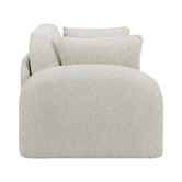Temple &amp; Webster Georgia 1.5 Seater Single Boucle Sofa Bed