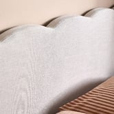 Temple &amp; Webster Pippa Oversized Upholstered Queen Bedhead