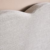 Temple &amp; Webster Pippa Oversized Upholstered Queen Bedhead