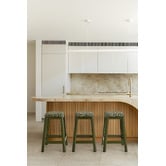Temple &amp; Webster 65cm Reid Boucle Counter Stool
