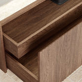 Temple &amp; Webster Florence Walnut 1200mm Vanity Package with LED Mirror
