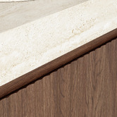 Temple &amp; Webster Florence Walnut 1200mm Vanity Package with LED Mirror
