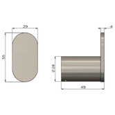 Temple &amp; Webster Nomad 410mm Freestanding Vanity Package with LED Shaving Cabinet &amp; Hook