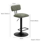 Temple &amp; Webster Olive Denver Adjustable Bar Stools