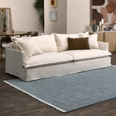 Temple &amp; Webster Softy 4 Seater Premium Slipcover Sofa