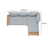 Temple &amp; Webster 2 Seater Maui Outdoor Modular Lounge Chairs