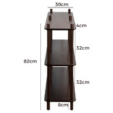 Temple &amp; Webster Banjo 3 Tier Long Bookshelf