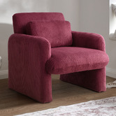Temple &amp; Webster Rocket Corduroy Armchair