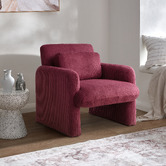 Temple &amp; Webster Rocket Corduroy Armchair