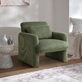Temple &amp; Webster Rocket Corduroy Armchair