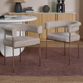 Temple &amp; Webster Tamara Chenille Dining Chairs
