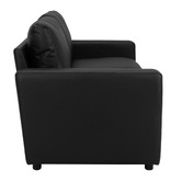 Temple &amp; Webster Jack 3 Seater Faux Leather Sofa