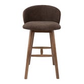 Temple &amp; Webster 65cm Colby Upholstered Bentwood Bar Stool