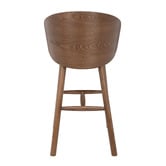 Temple &amp; Webster 65cm Colby Upholstered Bentwood Bar Stool