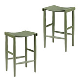 Temple &amp; Webster 65cm Kobe Ash Wood Barstool