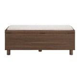 Temple &amp; Webster Rupert Boucle Storage Ottoman Bench