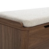Temple &amp; Webster Rupert Boucle Storage Ottoman Bench