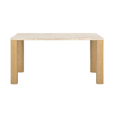 Temple &amp; Webster Ronan Travertine Stone Dining Table