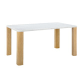 Temple &amp; Webster Ronan Marble Dining Table