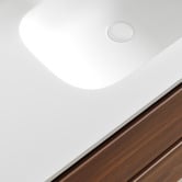 Temple &amp; Webster Havana 1200mm Wall Hung Single Vanity with Integrated Basin