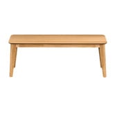 Temple &amp; Webster Larsen Rubberwood Dining Bench