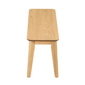 Temple &amp; Webster Larsen Rubberwood Dining Bench