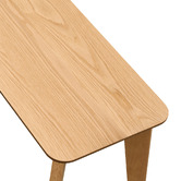 Temple &amp; Webster Larsen Rubberwood Dining Bench