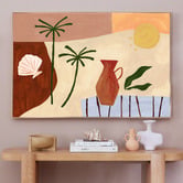 Temple &amp; Webster Sienna Coast Framed Canvas Wall Art