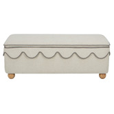 Temple &amp; Webster Tiana Upholstered Storage Ottoman Bench