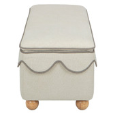 Temple &amp; Webster Tiana Upholstered Storage Ottoman Bench