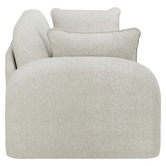 Temple &amp; Webster Georgia 3 Seater Queen Boucle Sofa Bed