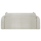 Temple &amp; Webster Georgia 3 Seater Queen Boucle Sofa Bed