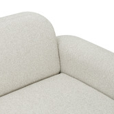 Temple &amp; Webster Georgia 3 Seater Queen Boucle Sofa Bed