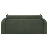 Temple &amp; Webster Georgia 3 Seater Queen Boucle Sofa Bed