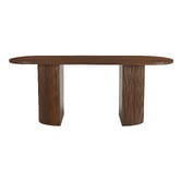 Temple &amp; Webster Anika Oval Mango Wood Dining Table