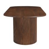Temple &amp; Webster Anika Oval Mango Wood Dining Table