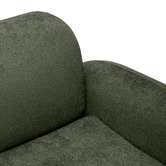 Temple &amp; Webster Georgia 1.5 Seater Single Boucle Sofa Bed