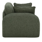 Temple &amp; Webster Georgia 1.5 Seater Single Boucle Sofa Bed
