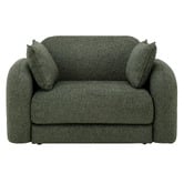 Temple &amp; Webster Georgia 1.5 Seater Single Boucle Sofa Bed