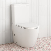 Temple &amp; Webster Delta Rounded Back to Wall Toilet Suite