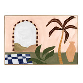 Temple &amp; Webster Aegean Archway Framed Canvas Wall Art