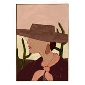 Temple &amp; Webster Desert Belle Framed Canvas Wall Art