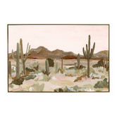Temple &amp; Webster Desert Hues Framed Canvas Wall Art