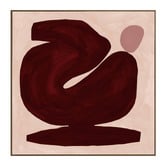 Temple &amp; Webster Merlot Block Framed Canvas Wall Art