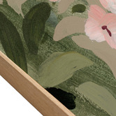 Temple &amp; Webster Pink Petals Framed Canvas Wall Art