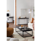 Temple &amp; Webster Bonnie Wavy Console Table