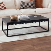 Temple &amp; Webster Bonnie Wavy Coffee Table