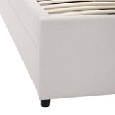 Temple &amp; Webster Archie Chenille Single Bed with Trundle
