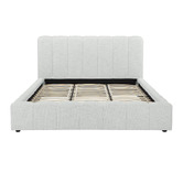 Temple &amp; Webster Natural Cora Boucle Bed