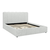 Temple &amp; Webster Natural Cora Boucle Bed
